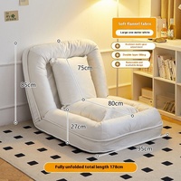 Canapé-lit pliable de luxe moderne Canapé de salon inclinable pour salon et chambre à coucher