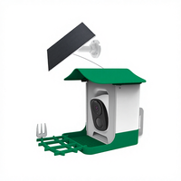 Caméra de mangeoire à oiseaux intelligente à vente chaude 1080P sans fil WIFI Détection de mouvement PIR IPx6 Étanche Extérieur Solaire