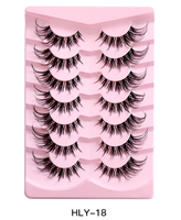 Soie Vison Bande Cils Mince Bande Noire D Curl Faux Cils 3d Naturel Moelleux Cils En Gros Pleine Bande Cils Naturels