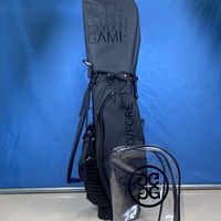Tas Golf Premium Gaya Korea Fungsi Ganda Penutup Anti Debu Kapasitas Besar Desain Cetak Fitur Penyangga Bahan Nilon Kulit PU Oxford