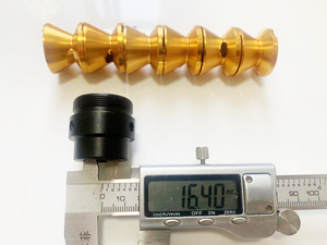 Reflector de Aluminio para Linterna <span class=keywords><strong>Shan</strong></span> <span class=keywords><strong>Bao</strong></span> 6WX-1, Recambio, Copa Reflectante LED, Copa Reflectante Corta - Product Image 2