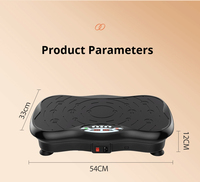 Power Fit Crazy Fit 3D Portable Vibration Plaque Machine D'exercice Corps Entier Minceur Vertical Plate-Forme De Massage