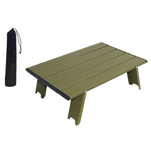 โต๊ะพับแคมป์ปิ้งแบบพกพา ขาสั้น น้ำหนักเบา ทำจากอลูมิเนียม เหมาะสำหรับตั้งแคมป์ชายหาด - Product Image 3