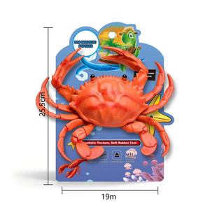 Giocattolo Realistico a Forma di Granchio con Suono, Morbido al Tatto, Antistress, per Abilità Motorie Fini, Regalo per Genitori e Figli - Product Image 4