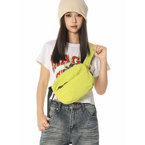 Nueva Bolsa de Cintura/Pecho/Cruzada Unisex de Nailon con Cierre, para Ciclismo, Deportes, Senderismo, Pequeña Bolsa para Teléfono - Product Image 1