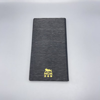Haute Qualité OEM Personnalisé Bill Dossier Caissier Dossier En Cuir PU Menu Couverture A4 Menu Couverture Hôtel Restaurant A4 Menu Dossier Couverture