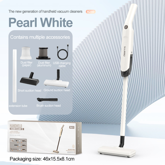 Rechargeable Portable Cordless Wireless Stick Vertical Home Vacuum Cleaner Pet Hair Vacuum With Powerful Handheld for Sale