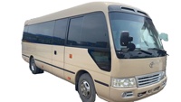 Bus scolaire Coaster d'occasion en bon état, 30 places, diesel Euro 3, transmission manuelle, moteur d'origine, Coaster urbain