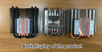Desktop Computer Radiator Cpu Mini Chassis Luchtgekoelde 4Heat Pipe Dunne Itx All-In-One Radiator Fan Chassis Cpu Grafische Kaart