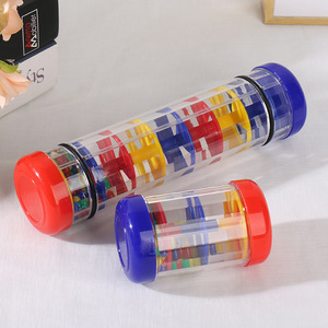 Instrumento de Percusión Orff al por Mayor, Tubo de Sonido de Lluvia de Plástico de 9 CM, Instrumentos Musicales, Sonajero de Tubo de Arena de Plástico para Bebé - Product Image 3