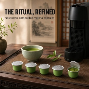 Cápsulas de Matcha Compatibles con Nespresso Original Line, Suministro Global, Venta al por Mayor, Personalización de Marca Disponible - Product Image 5