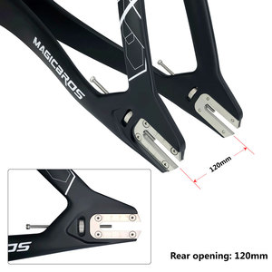 Telaio per Bicicletta a Scatto Fisso <span class=keywords><strong>Cypher</strong></span> Carbon 700C, Velocità Singola, Freno a V, 2kg - Product Image 5
