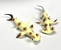 Nouveau design plastique requin marteau jouet animal de mer extensible Figure