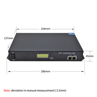 Contrôleur LED A28A ArtNet 8 ports avec sortie SPI/DMX 16 bits, double sauvegarde, compatible avec les bandes LED UCS7604/UCS8904