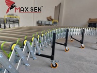 Convoyeur à rouleaux flexible extensible par gravité durable de haute spécification Maxsen pour le déchargement des conteneurs