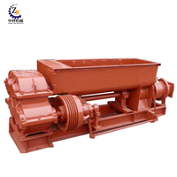 Extrudeuse sous vide entièrement automatique chine petite terre rouge boue sol argile brique faisant la machine à vendre