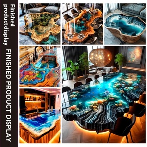 Cao trong suốt nhựa Epoxy sông Keo <span class=keywords><strong>AB</strong></span> keo làm khô chậm độ cứng cao cho tưới máu sâu đánh bóng chịu nhiệt độ cao - Product Image 3