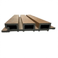 Panneau de bardage extérieur 3D en érable 170x26mm, résistant aux fissures, antirouille pour extérieur moderne