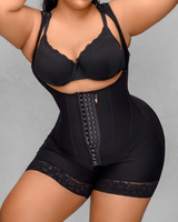 Corset gainant OEM/ODM à larges bretelles, buste ouvert, soutien dorsal élevé, compatible grandes tailles