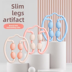 <span class=keywords><strong>Yoga</strong></span> Levert Vijfwielige Cirkelvormige Beenklem Spierontspanning Kuitspiermassage-Stickmassage-Ring - Product Image 5