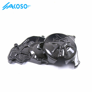 AKOSO 100% 3K carenatura moto in pura fibra di carbonio e accessori motore <span class=keywords><strong>Aprilia</strong></span> RSV4 2021 + include coprimoglione - Product Image 2