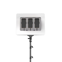 Kit complet d'éclairage d'appoint pour photographie, avec support en nylon et barre transversale en option, pour studio, diffusion en direct et prise de vue de produits