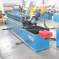 Máquina Automática de Conformación de Rollos de Láminas para Techos con Perfiles en C de Acero Ligero