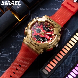 Reloj para Hombre SMAEL 8006 con Doble Pantalla Analógica y Digital, Cronógrafo, Alarma, Resistente al Agua, Reloj de Pulsera LED - Product Image 2