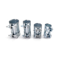 Colliers de serrage réglables pour tuyaux d'échappement, connecteurs de tube, manchons de serrage, 52 mm, 58 mm, 120 mm, collier de serrage pour tuyau