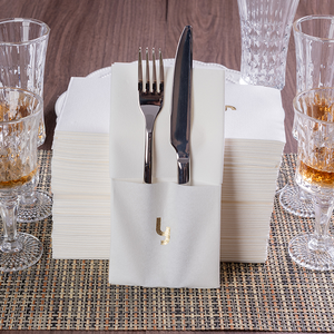 Serviettes en <span class=keywords><strong>papier</strong></span> de luxe de la série Premium Golden, serviettes de cocktail personnalisées en or, logo personnalisé imprimé pour les banquets de mariage haut de gamme - Product Image 6