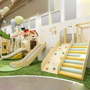 Nhà sản xuất thiết bị chơi trong nhà an toàn, tùy chỉnh, có cầu trượt và trò chơi tương tác dành cho trường mẫu giáo - Product Image 3