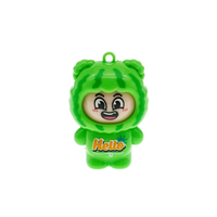 En gros, Mini figurine à visages interchangeables en forme de pastèque, petit jouet promotionnel pour enfants, porte-clés mignon, jouet capsule