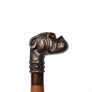 Bâton de randonnée en bois moderne léger fait à la main par HMA Handicrafts avec une élégante tête de montre en laiton - Product Image 1