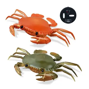 Remote Control Simulation Animal Toy Halloween Decoration Novelty Radio Control Animal Toys For Kids Remote Control Crab