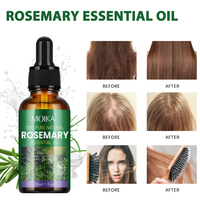 Aceite de Romero 100% Puro y Natural al por Mayor para el Crecimiento del Cabello, con Biotina, Tratamiento para el Cuero Cabelludo y Cuidado de Puntas Abiertas