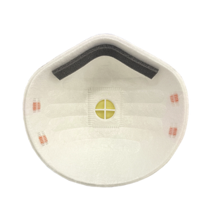 <span class=keywords><strong>Masque</strong></span> <span class=keywords><strong>FFP2</strong></span> jetable à double perforation en tissu de coton avec valve, protection <span class=keywords><strong>respiratoire</strong></span> réglable à 3 couches, anti-poussière, certifié EN149 - Product Image 2