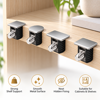 Support de fixation dissimulé Rafix pour étagère, pince de montage pour armoire, penderie, quincaillerie et accessoires de mobilier