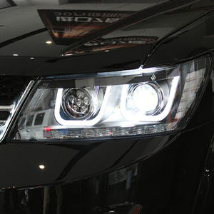 Nuovo Gruppo Faro Anteriore di Design a U con Lente Proiettore per <span class=keywords><strong>Fiat</strong></span> Freemont 2012-2014, Lampade Anteriori a LED per Auto e <span class=keywords><strong>Accessori</strong></span> con Lampadine di Qualità - Product Image 4