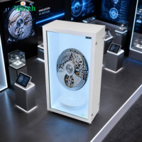 Vitrina LCD Transparente de 55 Pulgadas, Vitrina Holográfica 3D, Pantalla Táctil Holobox 4K para Museos, Centros Comerciales y Exhibiciones de Marcas