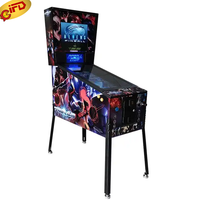Machine de jeu d'arcade de flipper virtuel vidéo IFD à jetons Mini 3d