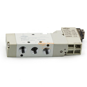 SXQD โซลินอยด์วาล์ว 5V110-06 DC24V 1.6W วาล์วควบคุมลม 5 ทาง 2 ตำแหน่ง - Product Image 2