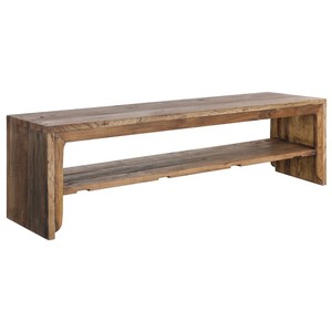 Solid Wood Wabi-Sabi Style Multifunctional TV <b>Cabinet</b> for Small Apartment Living Room <b>Retro</b> Low Display <b>Cabinet</b> for Home Hotel - Product Image 5
