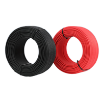 Cable Fotovoltaico de 100 Metros, Cable de Alimentación de Cobre con Aislamiento XLPO y PE para Conexión de Paneles Solares de Nueva Energía, 4MM 6MM 10MM 16MM 25MM