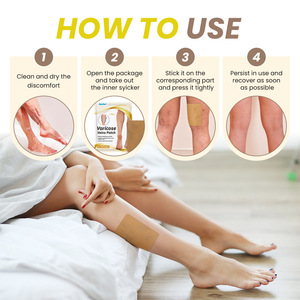 Sumifun Cross-border K000015 Parche DE SALUD <span class=keywords><strong>venosa</strong></span> Yeso chino para aliviar el dolor y <span class=keywords><strong>la</strong></span> hinchazón en las piernas - Product Image 2