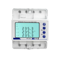 Interruptor de Circuito RCCB Inteligente WiFi Tuya Universal de 380V 100A de 4 Polos, Medidor de Energía Bidireccional, Protector de Voltaje y Fugas