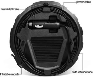 Compresor de aire portátil del Inflador de neumáticos de ATLI/1272A, inflador de neumáticos portátil DC 12V con la luz - Product Image 6