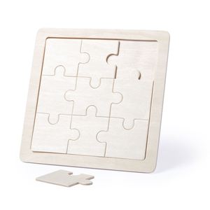 Eco-Friendly Customized Logo Wooden <b>Game</b> Puzzle Set 9 Pieces Kids Adults 4-Color Printing for Education Welcoming <b>Gifts</b> - Product Image 3