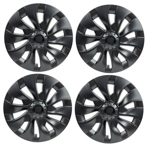 Lot de 4 jantes de remplacement gris pistolet de 18 pouces ABS rouille entièrement enveloppant Blackout <span class=keywords><strong>Aero</strong></span> <span class=keywords><strong>Enjoliveur</strong></span> d'<span class=keywords><strong>enjoliveur</strong></span> pour <span class=keywords><strong>Tesla</strong></span> <span class=keywords><strong>Model</strong></span> <span class=keywords><strong>3</strong></span> - Product Image 3