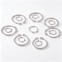 High Precision Stainless Steel Circlips Shaft Retaining Rings A Type External Snap Rings Anti-corrosion Fastener Washers