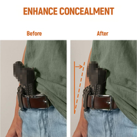 Kit universel de support en mousse pour holster IWB – Confort et dissimulation améliorés pour le port dissimulé et les accessoires de chasse